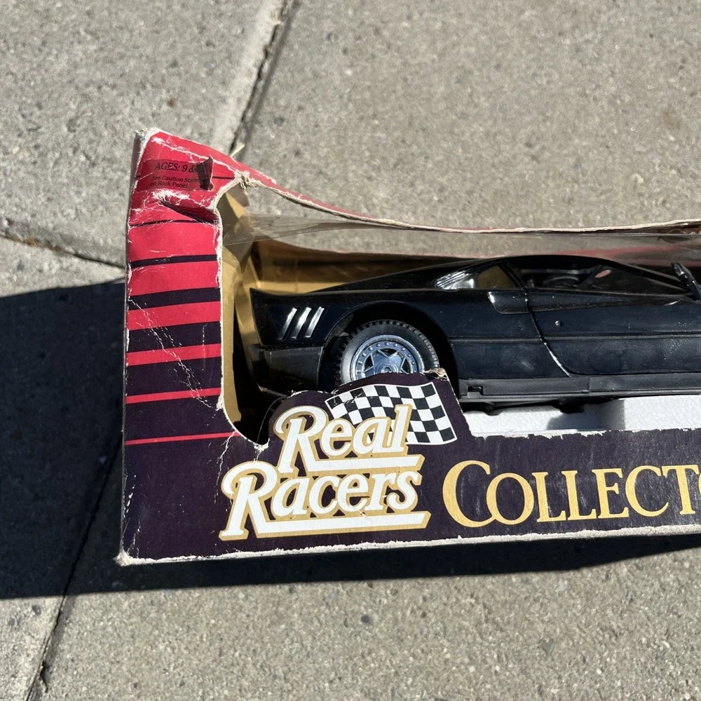 1988 Tonka 1081 Real Racers Collector Classics Black Ferrari GTO 1